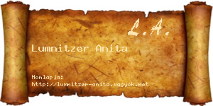 Lumnitzer Anita névjegykártya